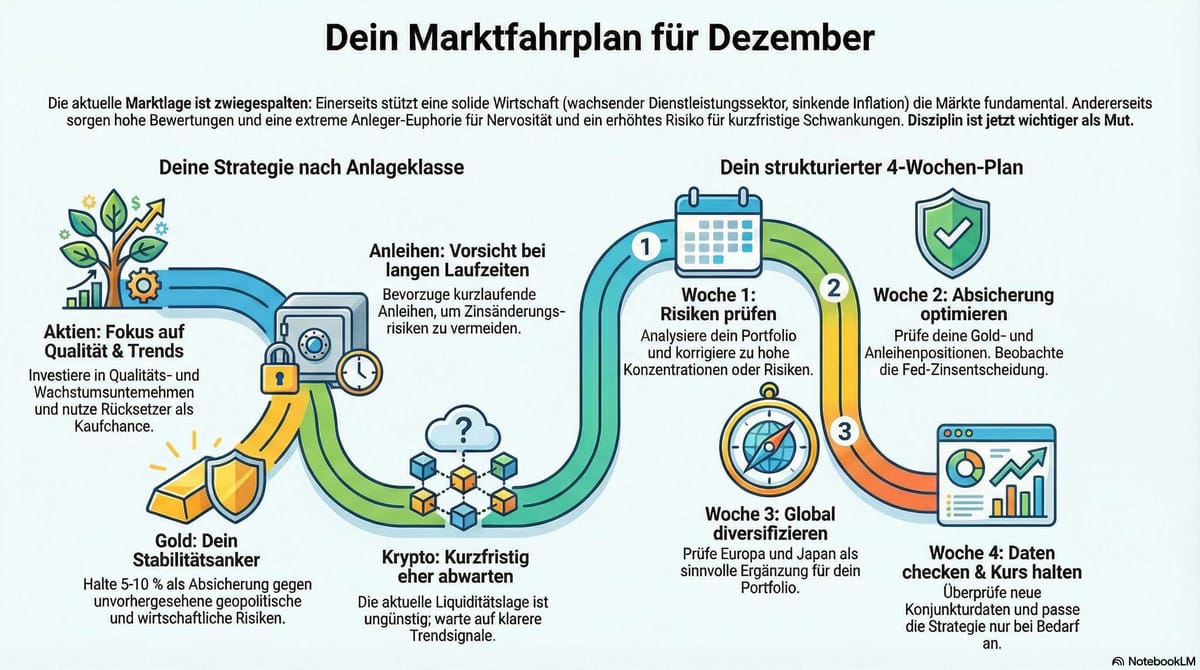 Zwischen Goldilocks und Gewitterwolken: Dein Marktfahrplan für Dezember